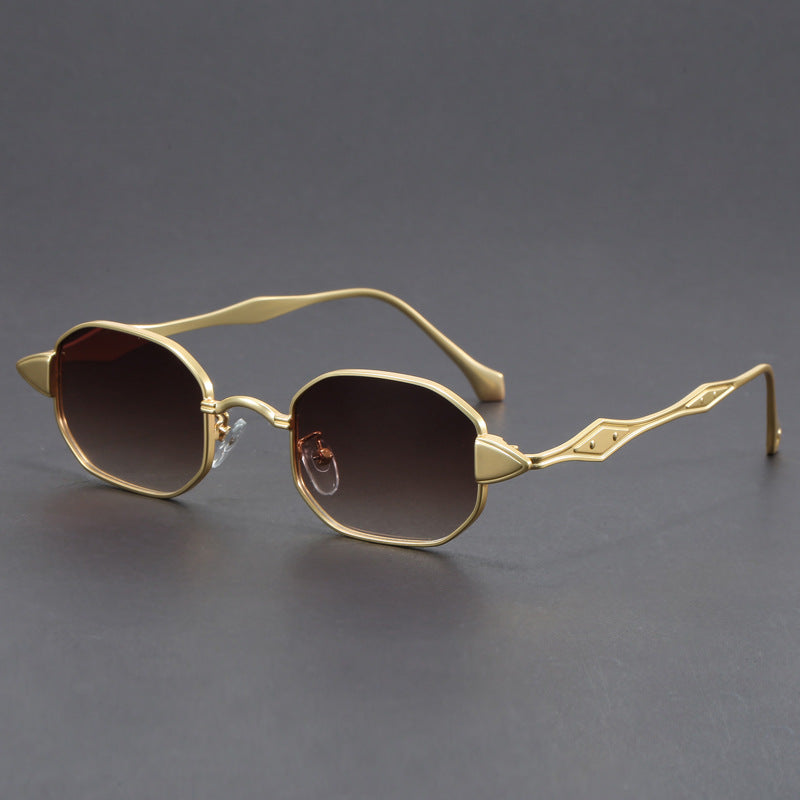 Lunettes de soleil rétro tendance mixte