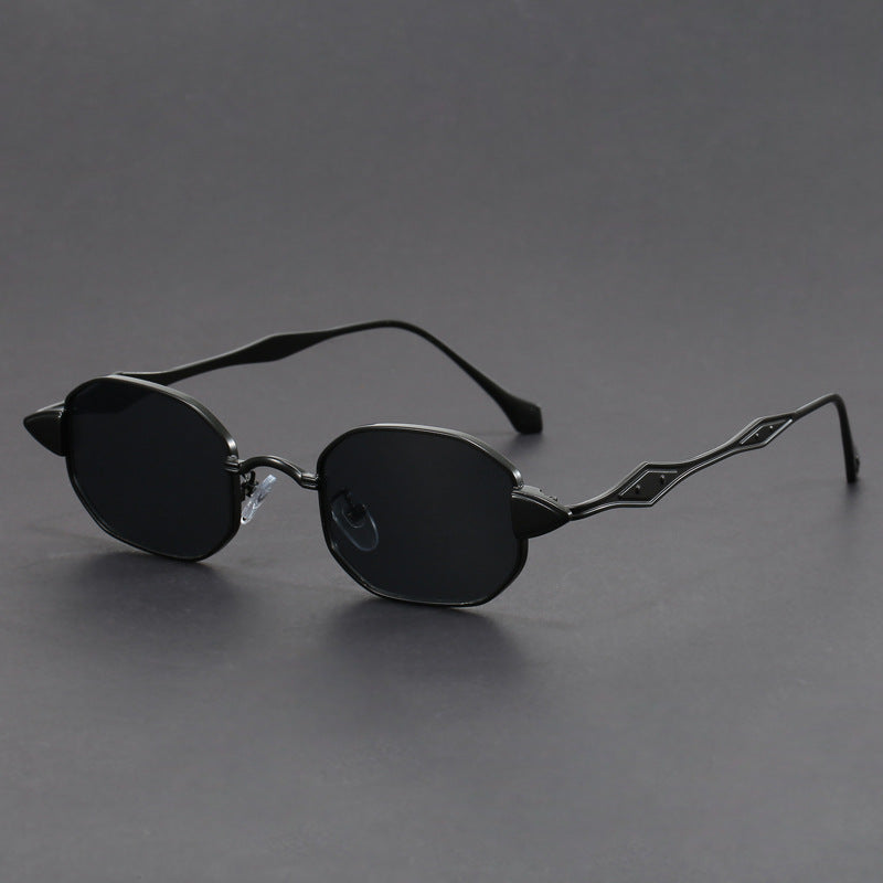 Lunettes de soleil rétro tendance mixte