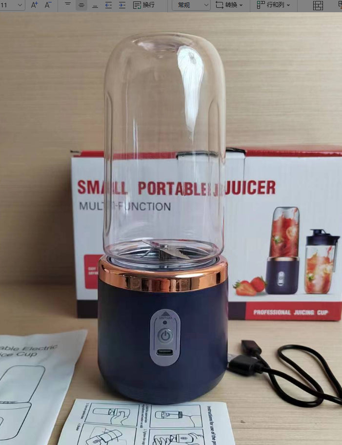 Blender portable mini mixeur USB 6 lames
