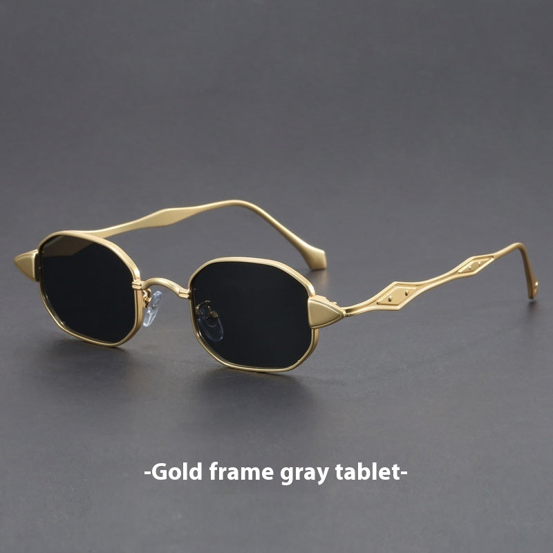 Lunettes de soleil rétro tendance mixte