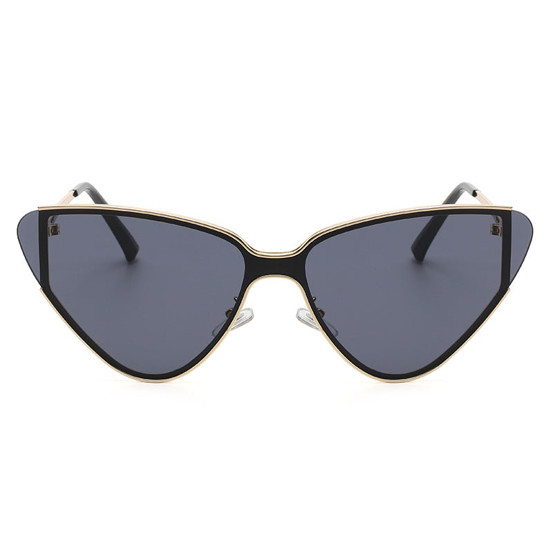 Lunettes de soleil rétro œil de chat femme