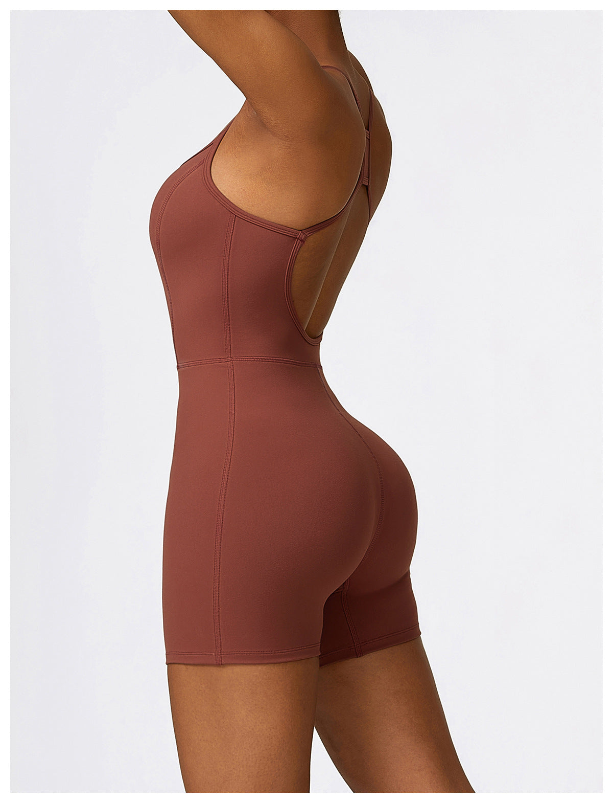 Combinaison de yoga gainante et galbe-fesses