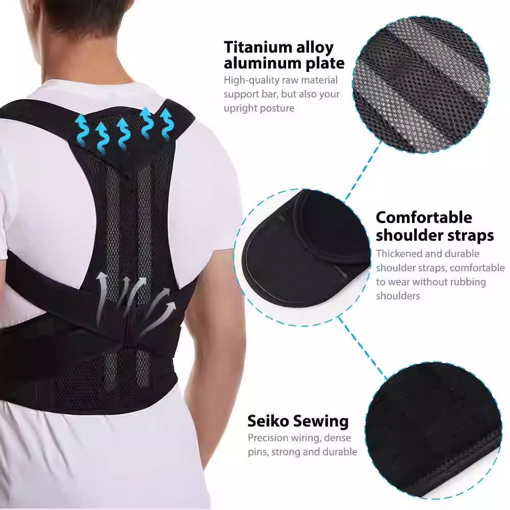 Correcteur de posture unisexe