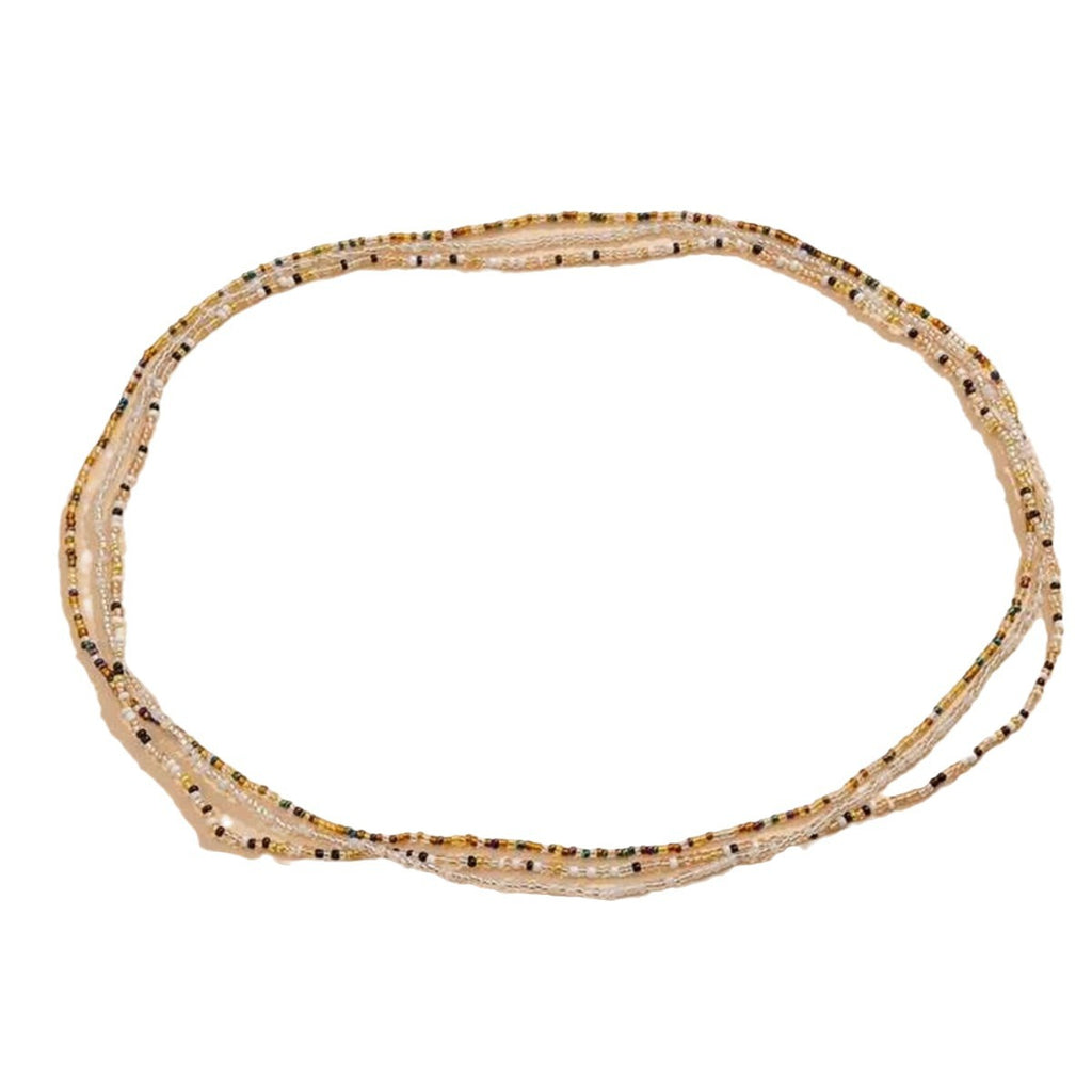 Chaîne de taille perles multicolores tendance