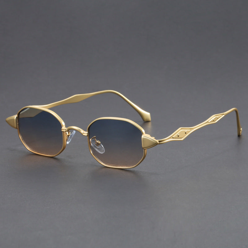 Lunettes de soleil rétro tendance mixte