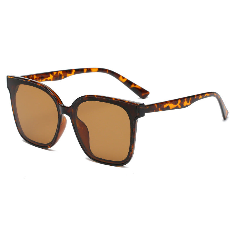 Lunettes de soleil rétro simples tendance mixte