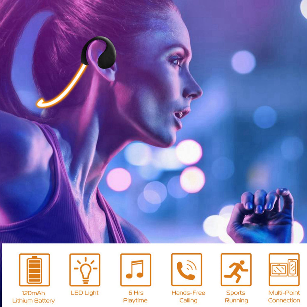 Casque sport sans fil Bluetooth avec micro