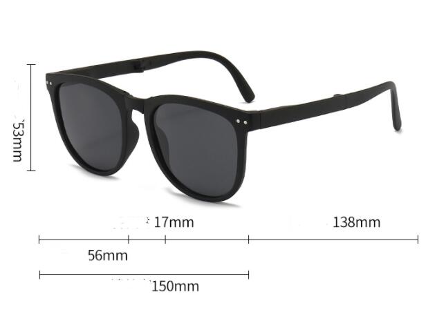 Lunettes de soleil pliables polarisées femme